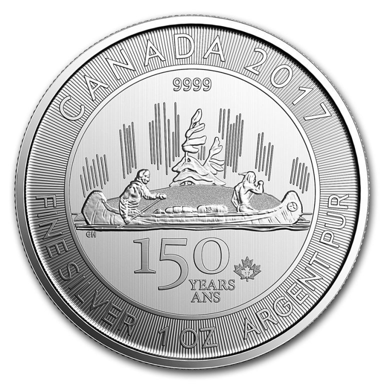[保証書・カプセル付き] 2017年 (新品) カナダ「特別 150年記念・航海者」純銀 1オンス 銀貨