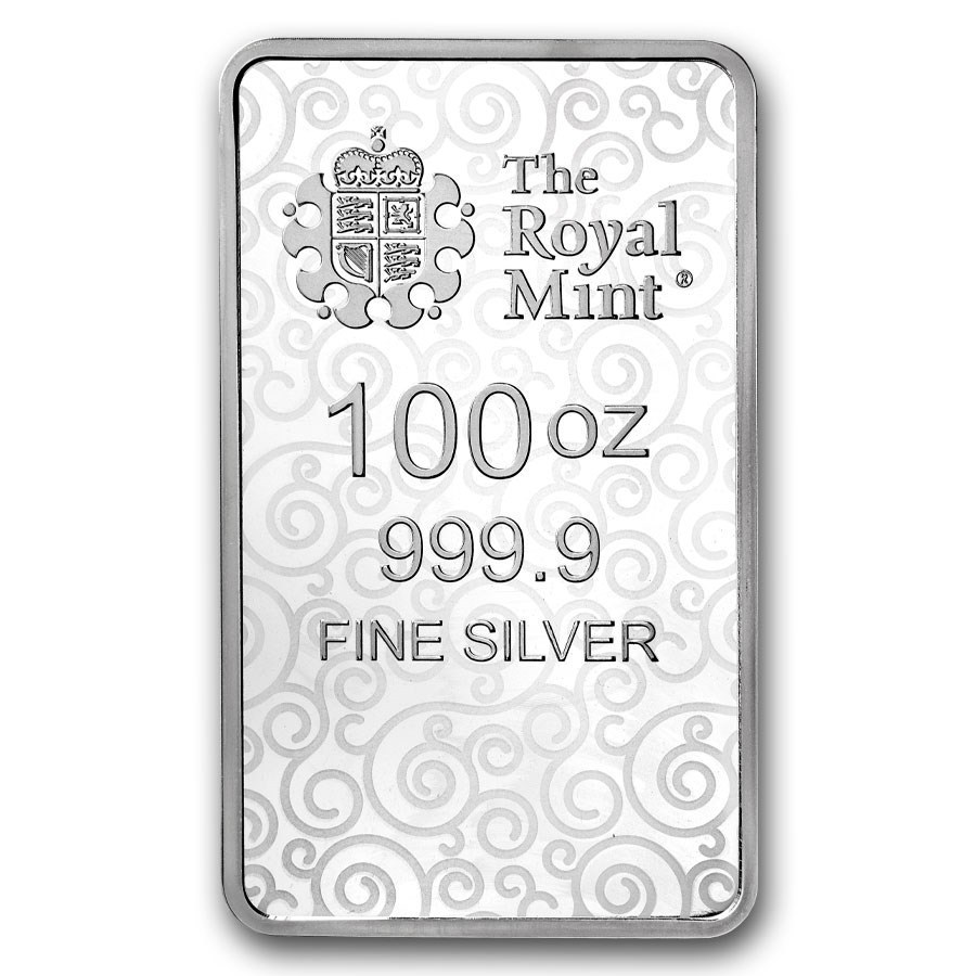 [ written guarantee attaching .] ( new goods ) 2021 year England [una. lion ] original silver 100 ounce in goto bar 