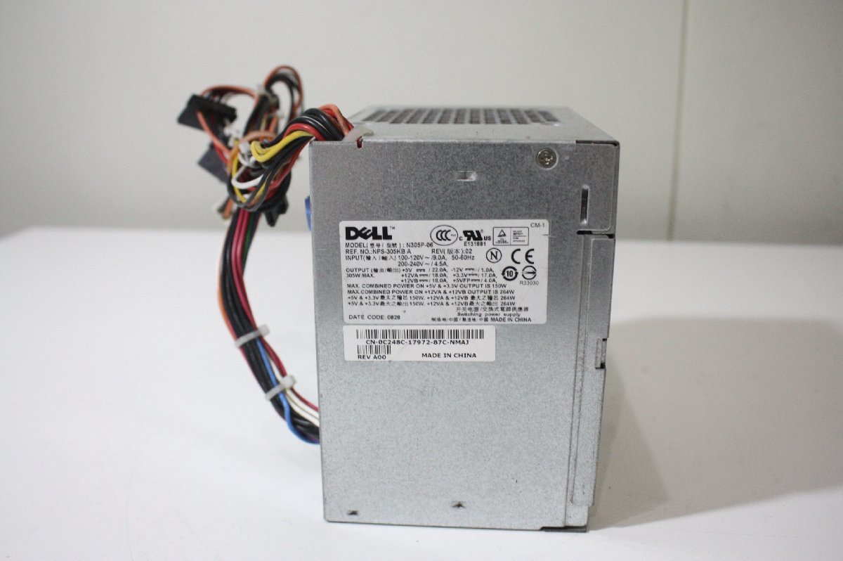 BD9[ used ]Dell power supply unit 305W N305P-06 NPS-305KB A