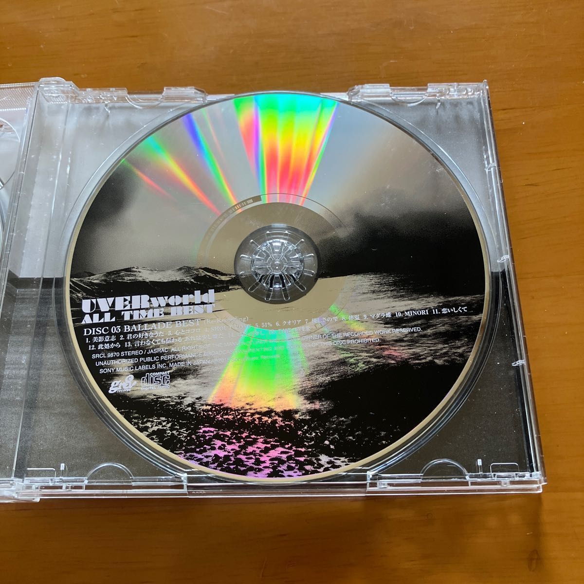 通常盤 UVERworld 3CD/ALL TIME BEST 18/7/18発売 オリコン加盟店