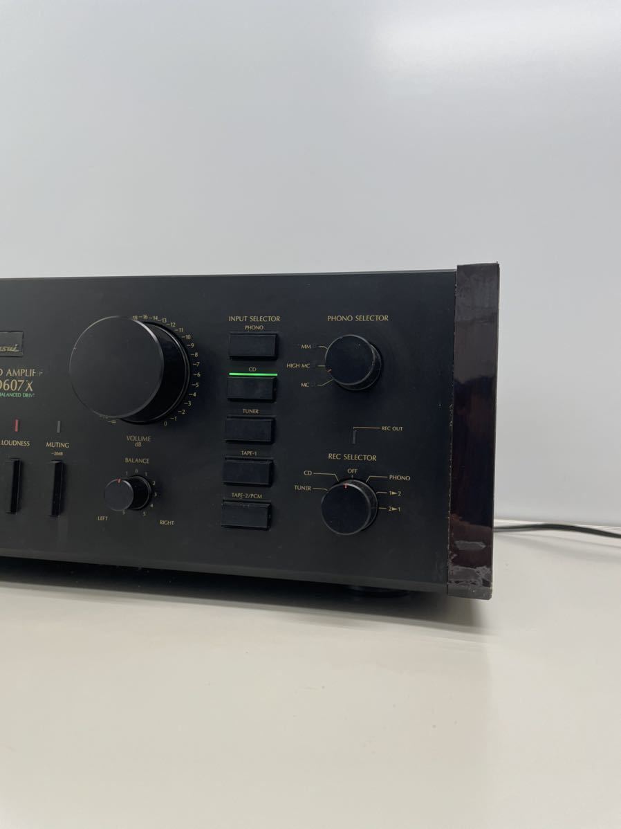 Sansui SANSUI landscape AU-D607X pre-main amplifier audio stereo amplifier used * operation goods 