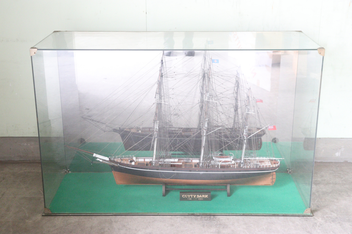 ト足】 カティーサークCutty Sark 1/80 scale 大型帆船模型完成品船