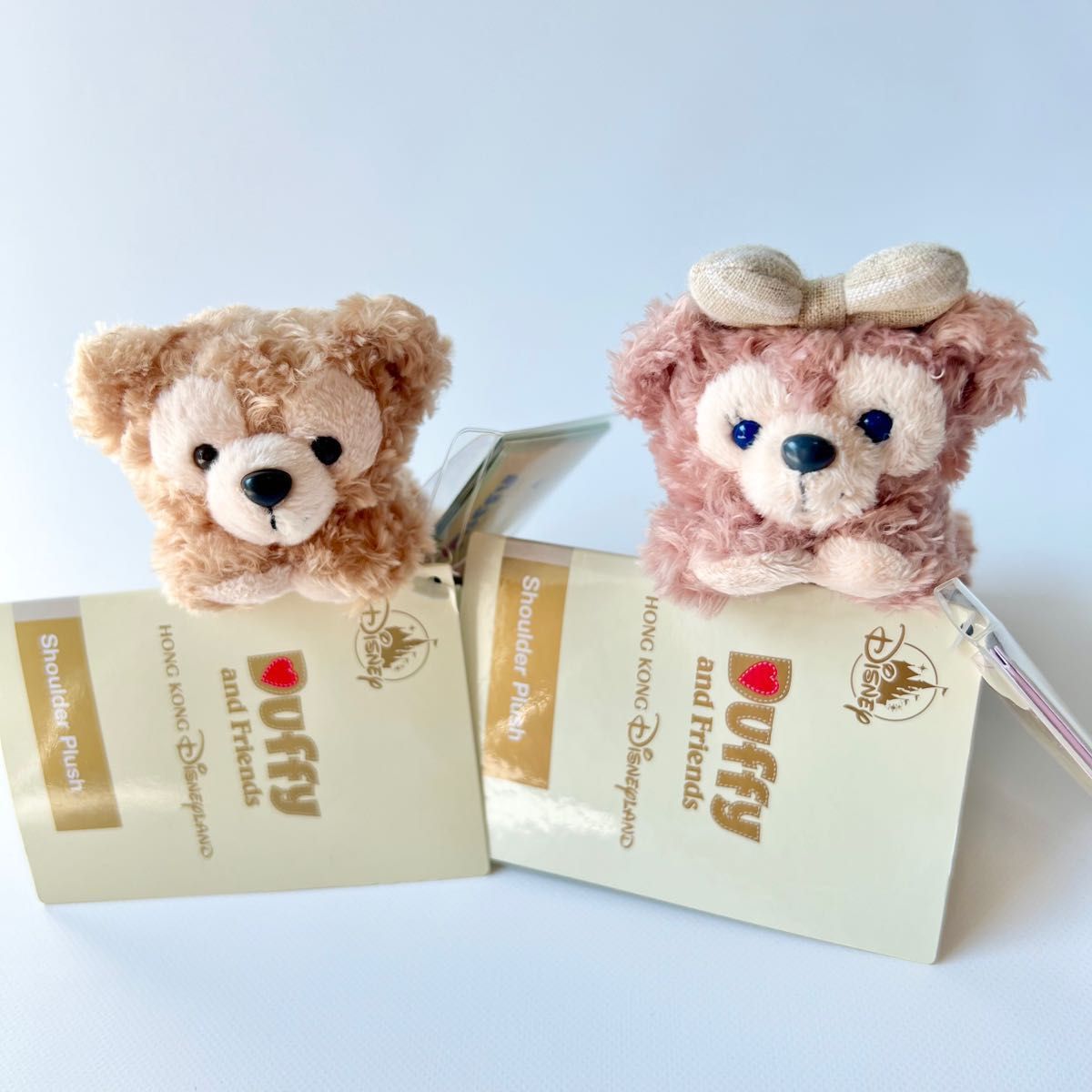 香港ディズニー ダッフィー シェリーメイ 肩のせぬいぐるみ 香港ディズニー ダッフィー シェリーメイ 肩のせぬいぐるみ
