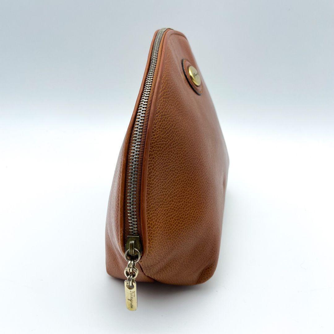 Salvatore Ferragamo レザー クラッチバッグ ポーチ | activoskateshop.com