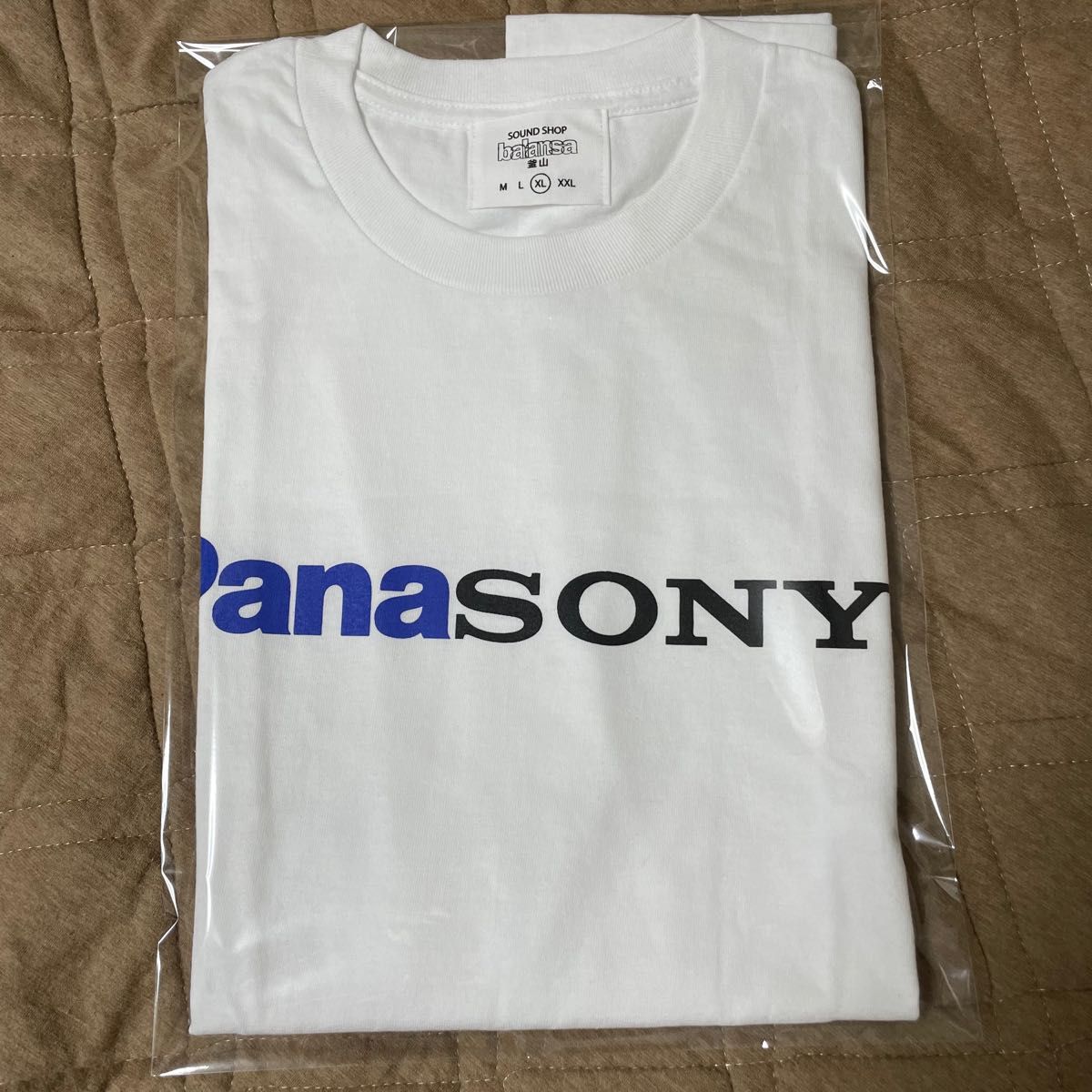 【希少】PanaSONY カットソー SOUND SHOP balansa XL 希少】PanaSONY カットソー SOUND SHOP balansa XL