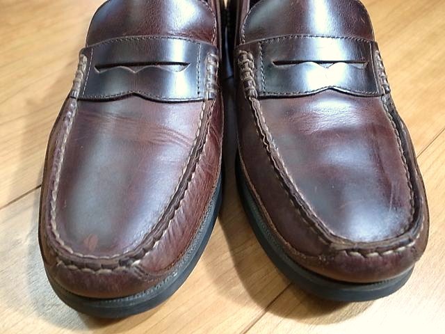 SPERRYs Perry TOP SIDER верх носорог da- кожа обувь Loafer кожа обувь чай 91/2M примерно 27.5.