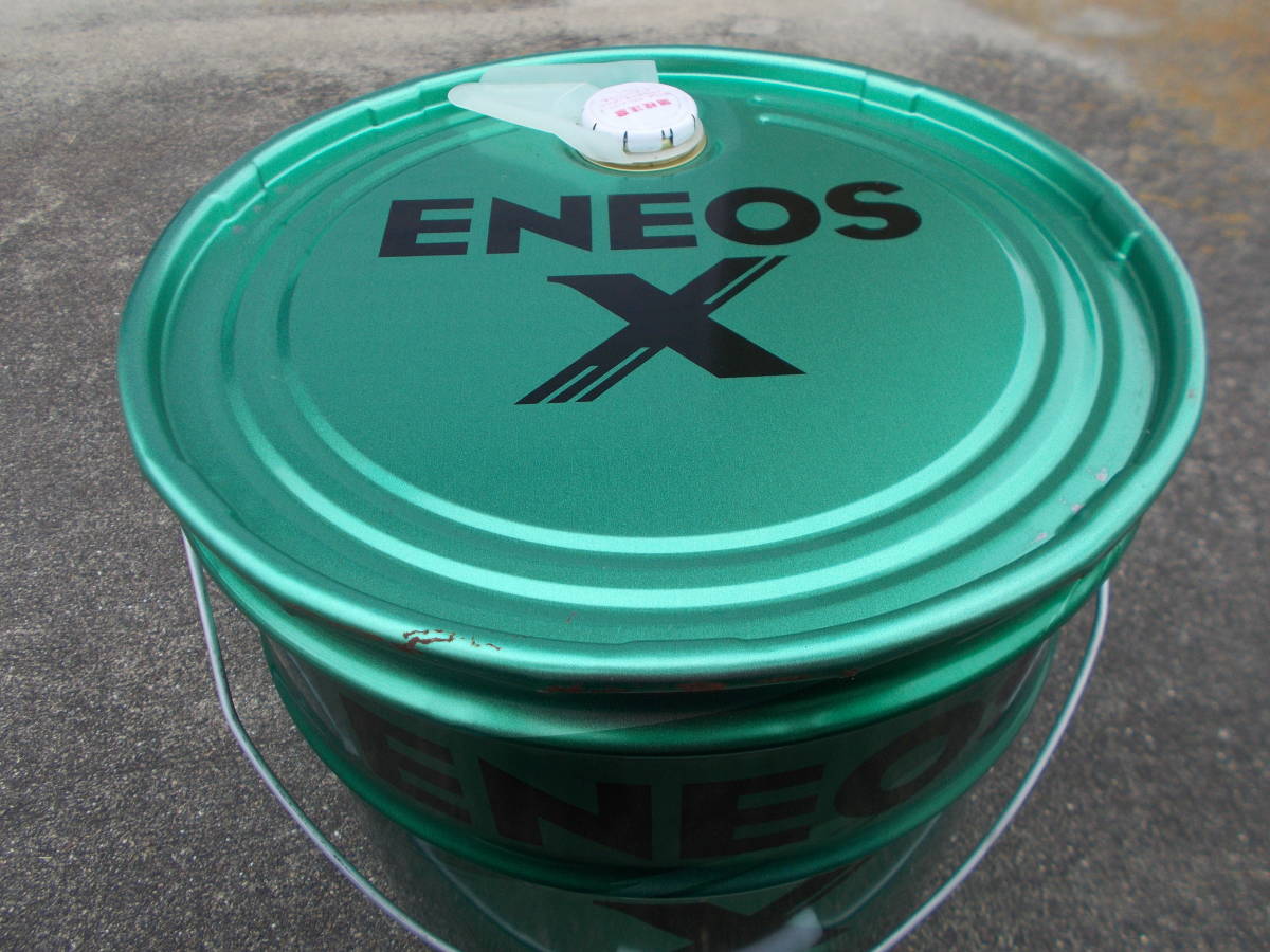 ENEOS エネオス 使用済 空ペール缶 20L缶 緑 グリーン_画像6