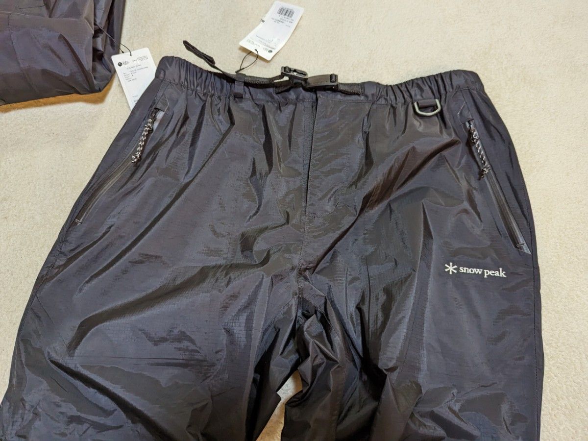 新品未使用/レインウェア  上下セット 限定モデルSNOW PEAK/2.5L Rain Pants & JACKETセット