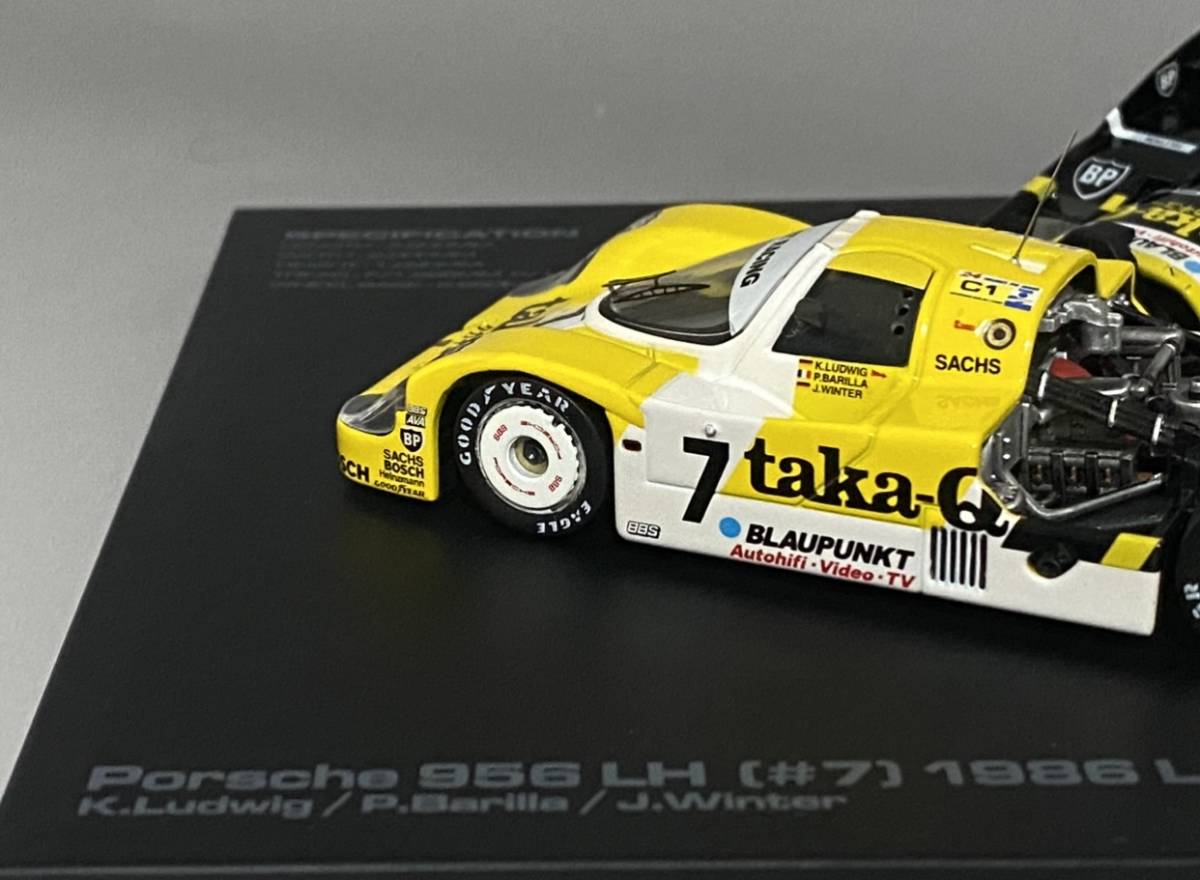 HPI Racing 1/43 Porsche 956 LH #7 taka-Q 24h Le Mans 1986 ◇ K