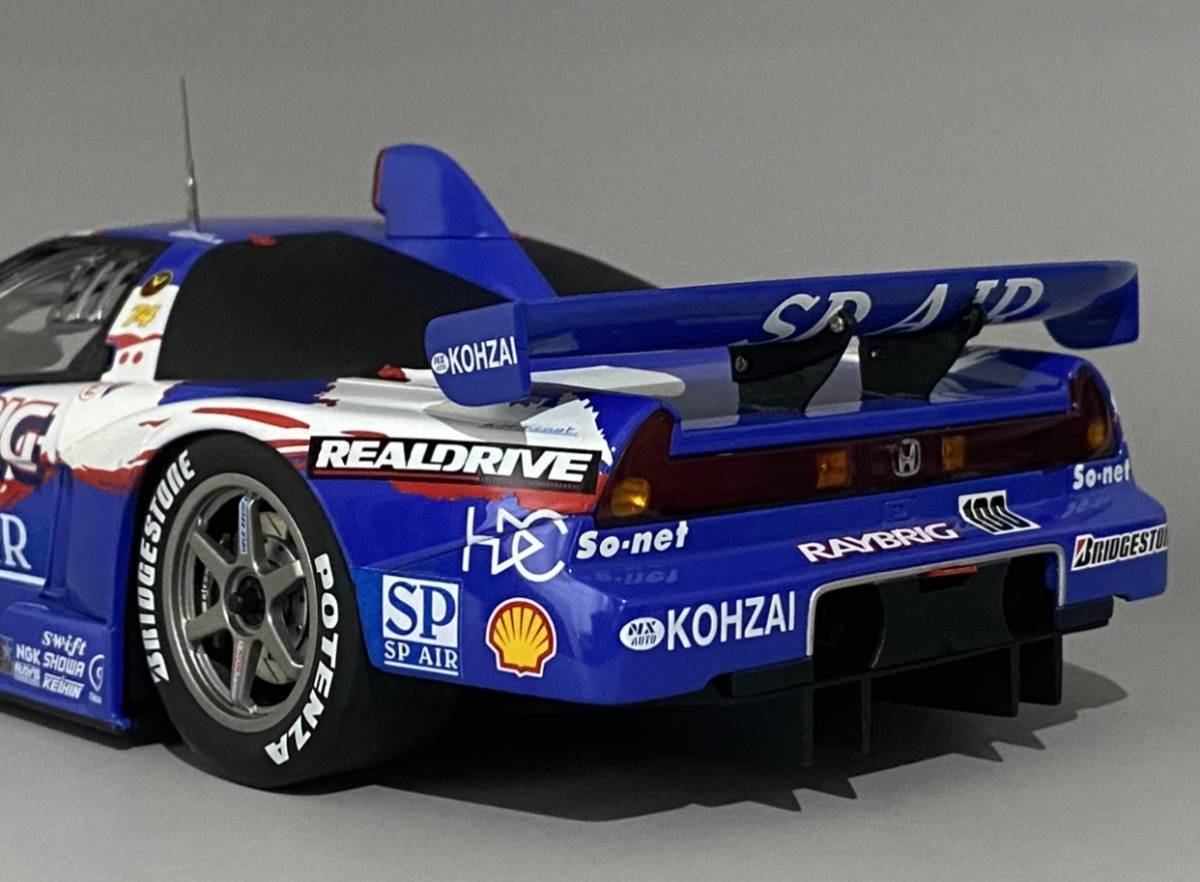 AUTOart 1/18 2003 JGTC GT500 Raybrig Honda NSX #100 ◆ Hiroki Katoh / Hidetoshi Mitsusada ◆ ホンダ オートアート_画像10