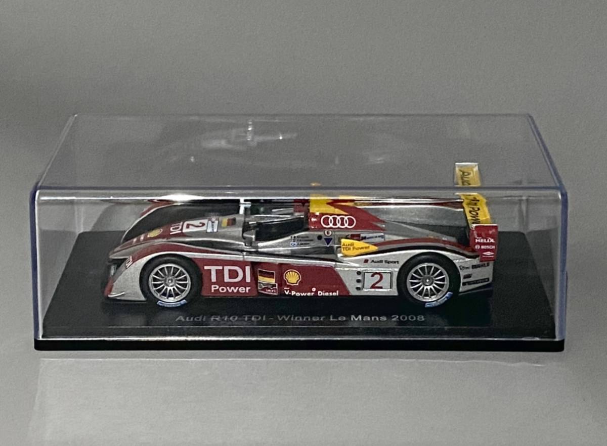 1/43 Audi R10 TDi Winner 24h Le Mans 2008 ◆ R.Capello / T.Kristensen / A.McNish ◆ スパーク アウディ ル マン24時間レース_画像10