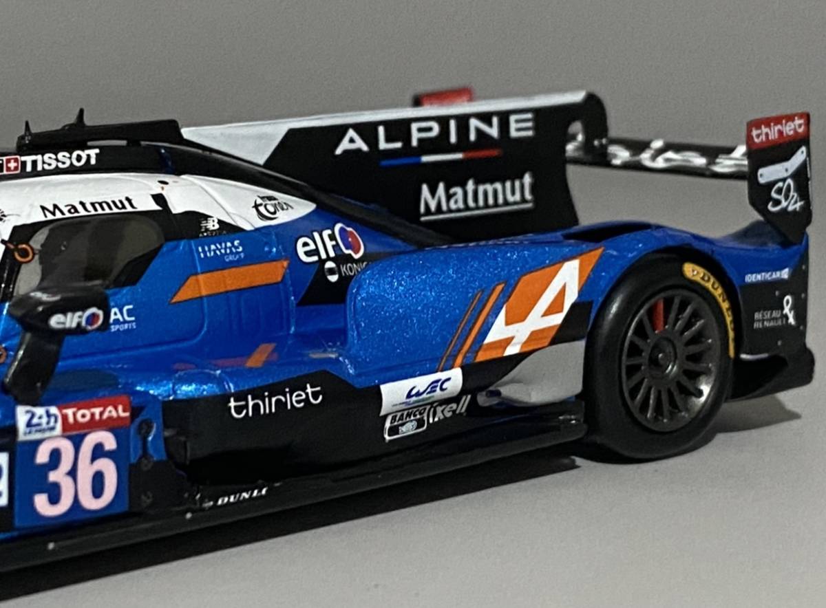 1/43 Alpine A470 Gibson Class Winner 24h Le Mans 2018 ◆ N.Lapierre / P.Thiriet / A.Negrao ◆ アシェット - スパーク アルペン_画像7