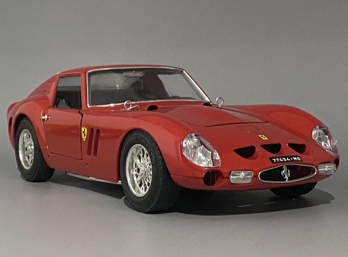 Bburago 1/18 Ferrari 250 GTO 1962 2.9L V12 ◆ Predecessor - 250 GT SWB, Successor - 250 LM, 288 GTO ◆ ブラーゴ フェラーリ