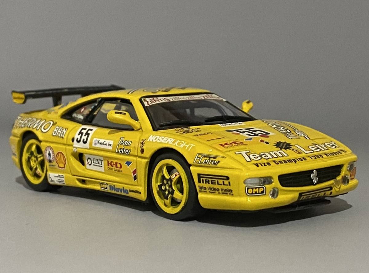 レア Bang 1/43 Ferrari F355 Challenge 1998 Alfred Ruefenacht #55 ◆ Made in Italy ◆ フェラーリ バング PR535_画像1