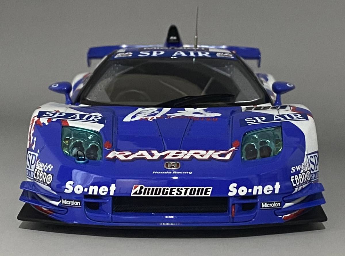 AUTOart 1/18 2003 JGTC GT500 Raybrig Honda NSX #100 ◆ Hiroki Katoh / Hidetoshi Mitsusada ◆ ホンダ オートアート_画像5