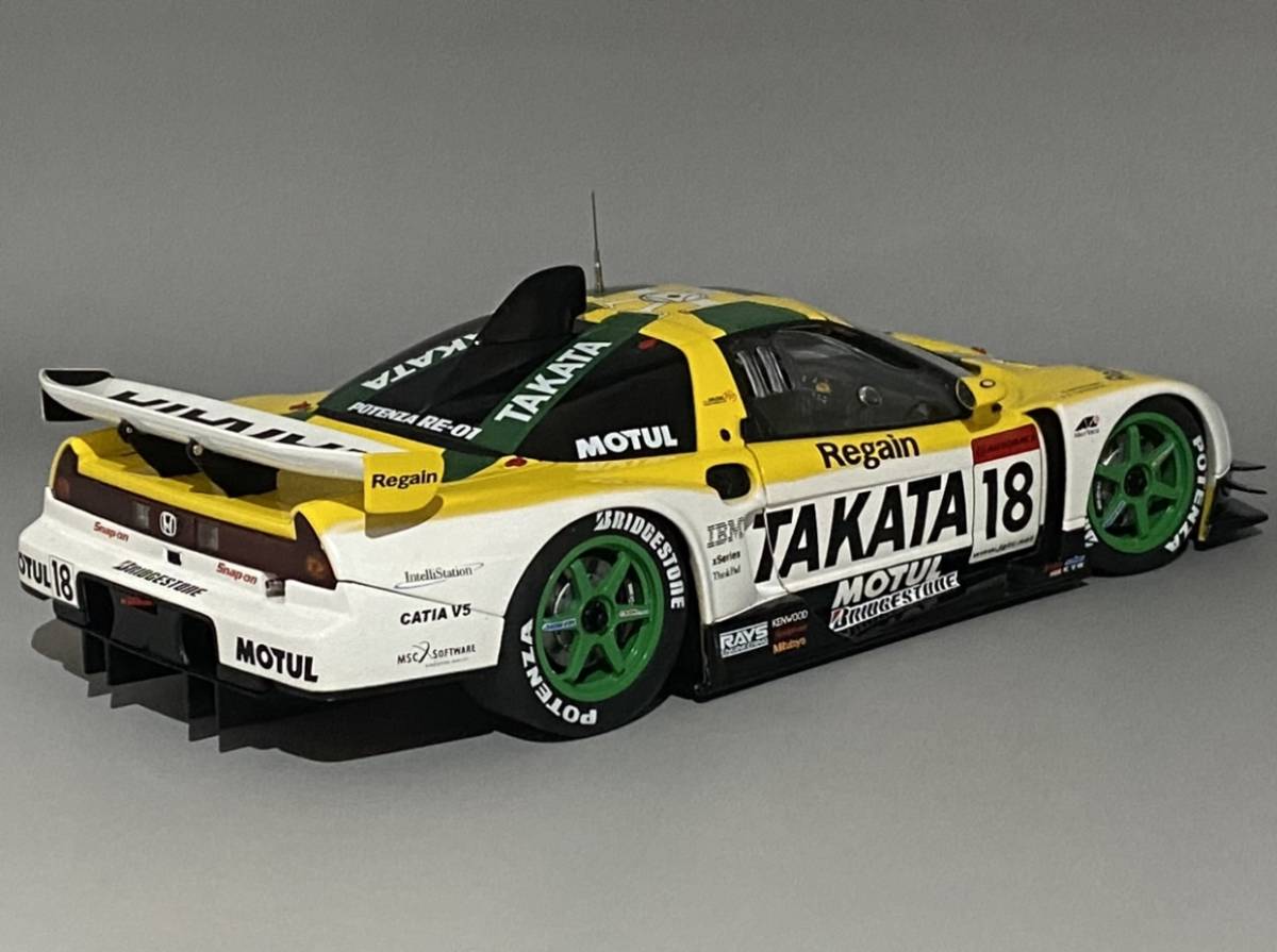 AUTOart 1/18 2003 JGTC GT500 Takata Dome Honda NSX #18 ◆ Ryo Michigami / Sebastien Phillipe ◆ ホンダ オートアートの画像4
