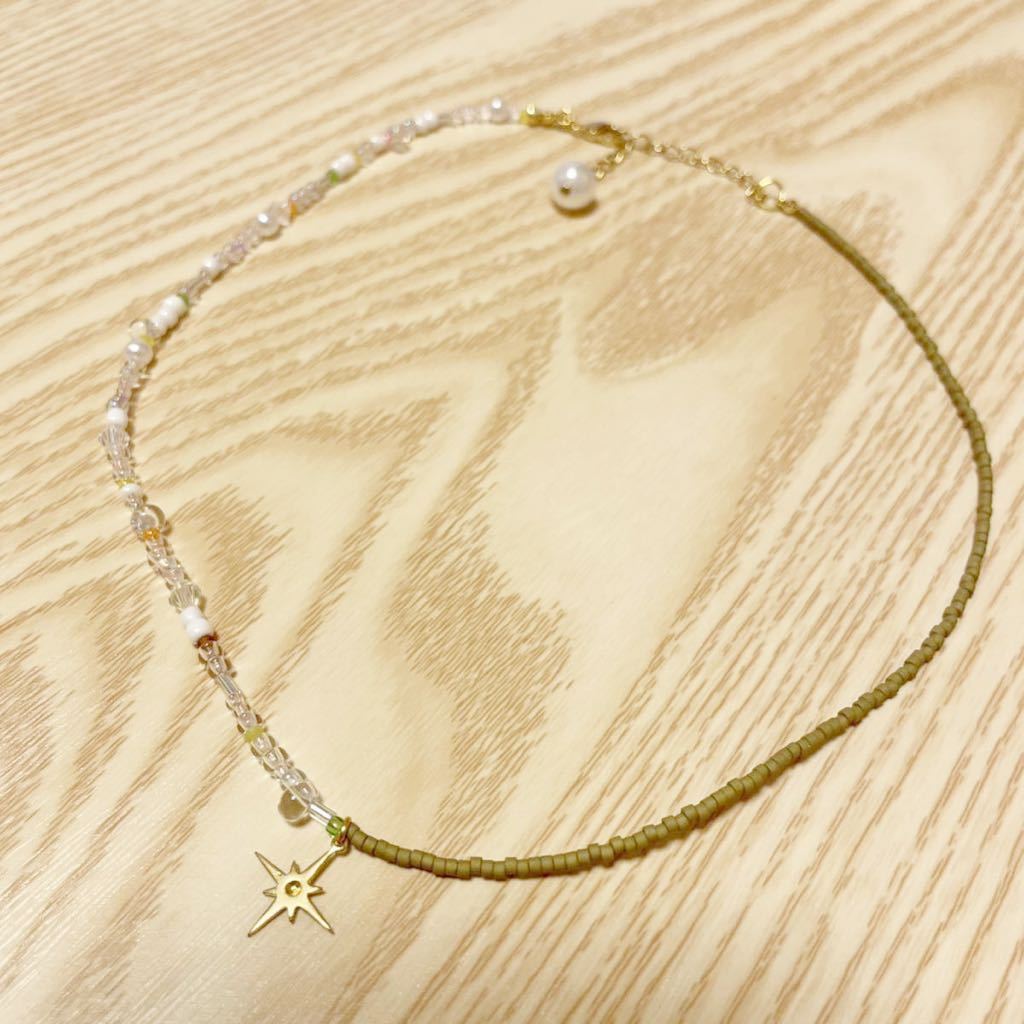  hand made beads necklace choker 
