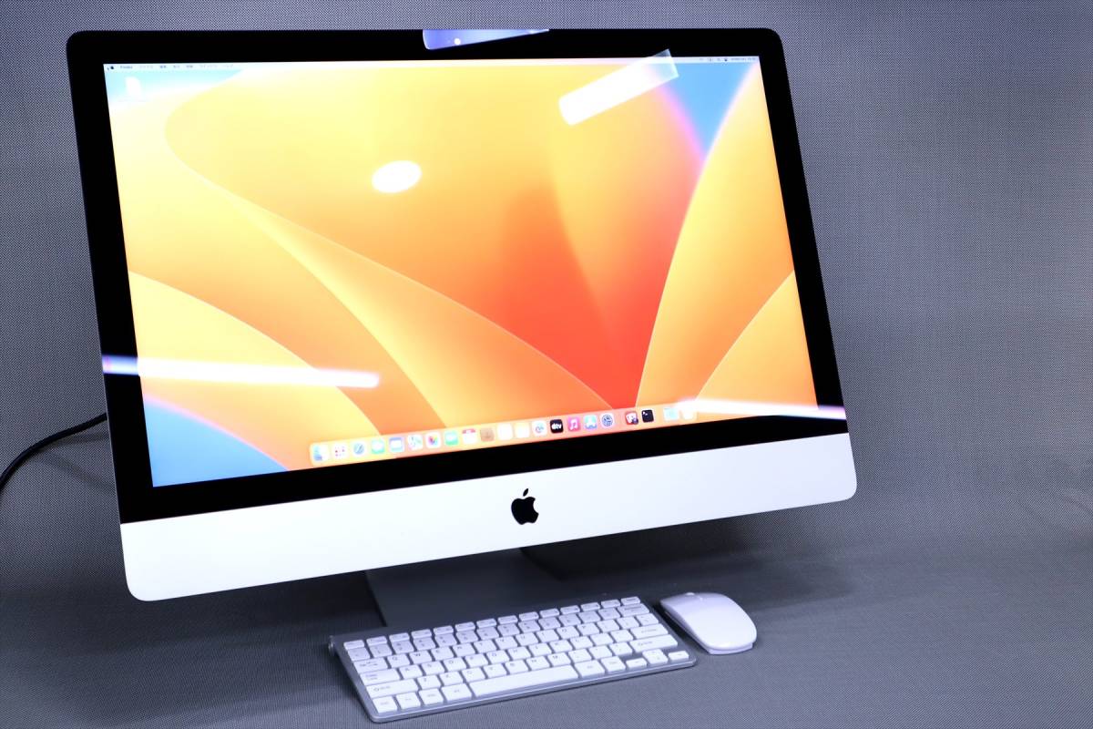 即配】超高精細27inch-5K液晶！iMac i5-7500 8G 1TB Radeon Pro 570-4G OS 13 Ventura 