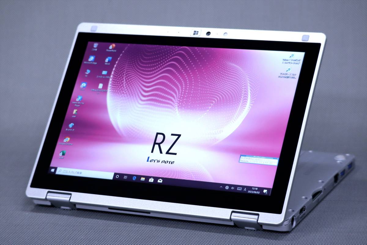 即配】新品SSD換装済!Office2019搭載!軽量コンパクト2-in-1PC!Let's