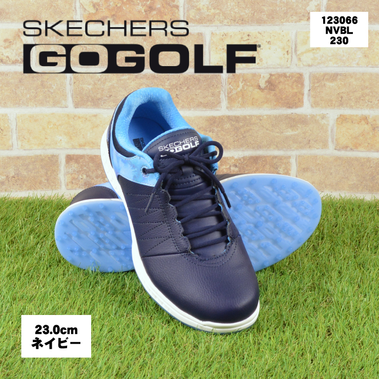 SKECHERS ゴルフシューズ 23,0㎝ ネイビー▼123066-NVBL-230▼新品 スケッチャーズ GO GOLF レディース 靴 スポーツ シューズ Z1