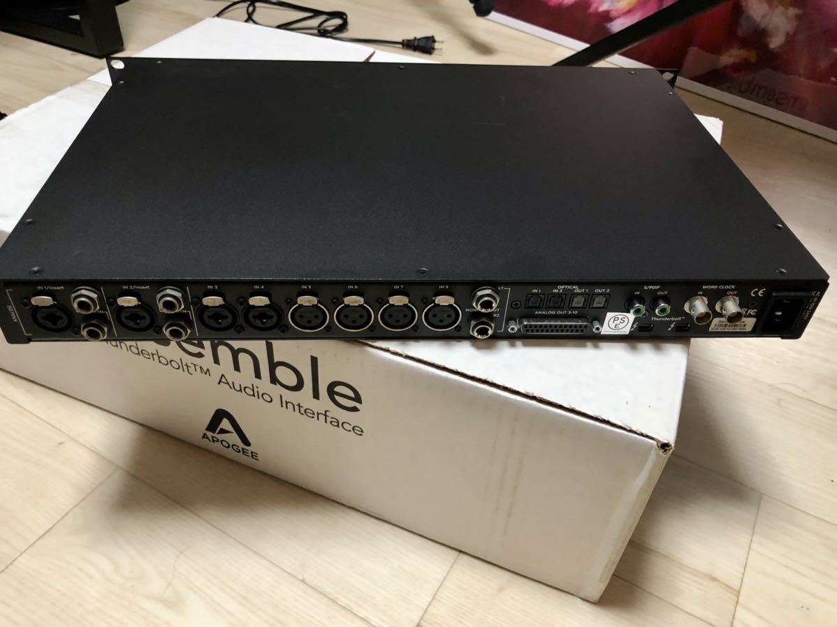 apogee ensemble 美品 アポジー オーディオインターフェース