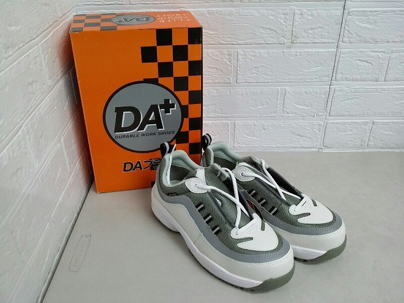 3 дешевая доставка Don keru безопасная обувь 25.5 EEE DA+ Pro спортивные туфли DA+18 легкий рабочая обувь Pro tech tib спортивные туфли WHT+GRY A вид стандартный работа для искусственная кожа 