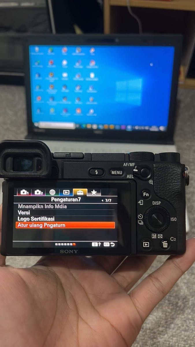 SONY CAMERA Languages a6400