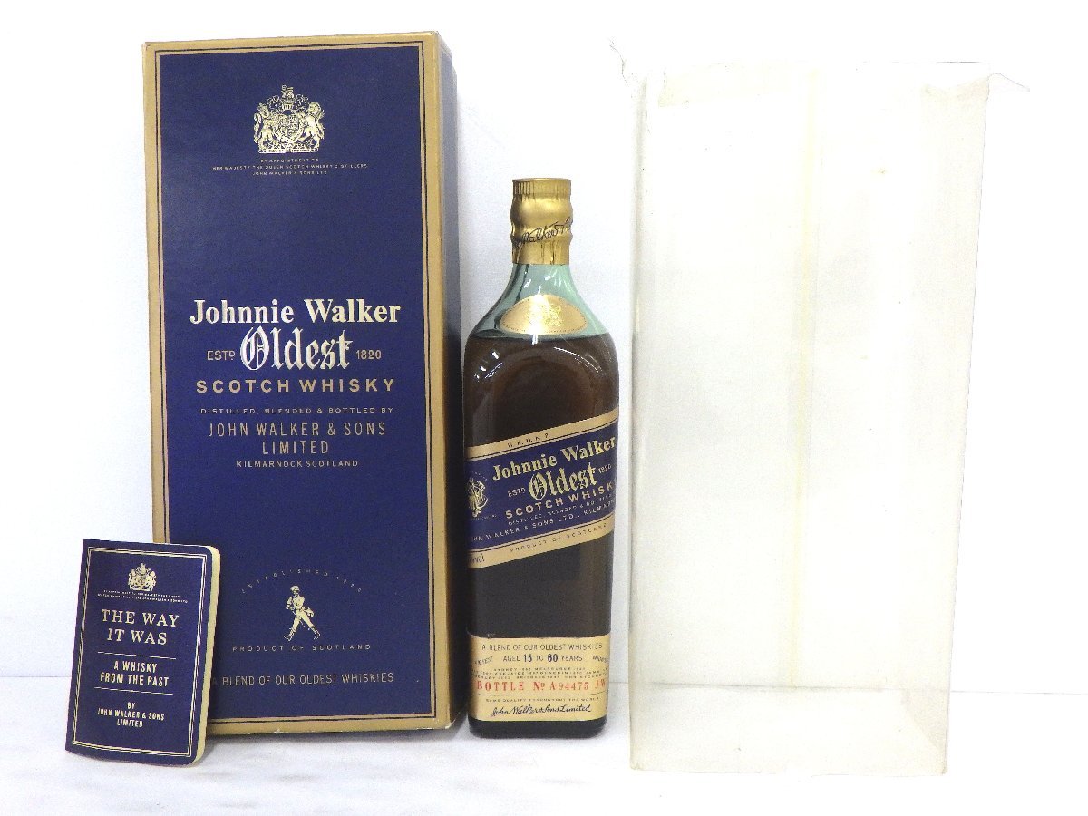 古酒 未開栓 JOHNNIE WALKER ジョニー ウォーカー Oldest オールデスト