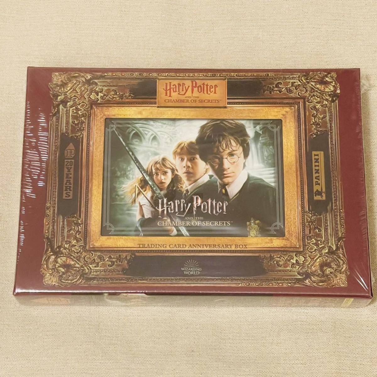 新品送料無料　Harry Potter and The secrets of chamber ハリーポッター秘密の部屋　トレカ20周年記念BOX ハリー・ロン・ハーマイオニー