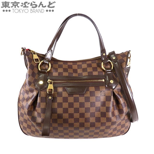 101672269 ルイヴィトン LOUIS VUITTON イーヴォラ MM エベヌ N41131 ダミエ 2WAY ハンドバッグ ショルダーバッグ レディース