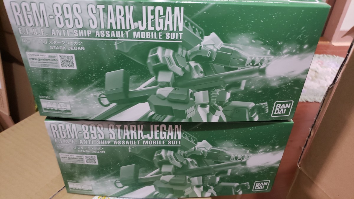 Yahoo!オークション - MG1/100 スターク・ジェガン 2個セット Yahoo!オークション - MG1/100 スターク・ジェガン 2個セット