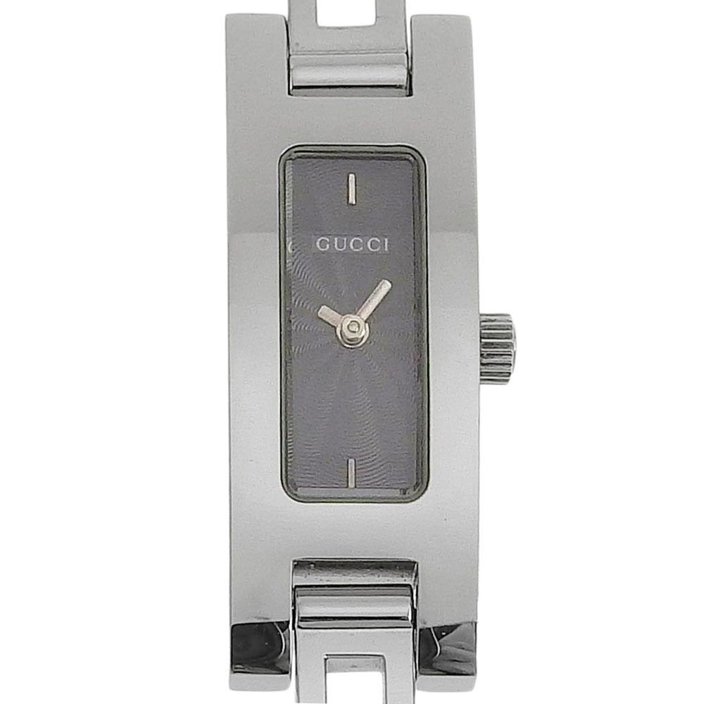 格安 クオーツ シルバー SS 腕時計 3900L グッチ GUCCI アナログ表示