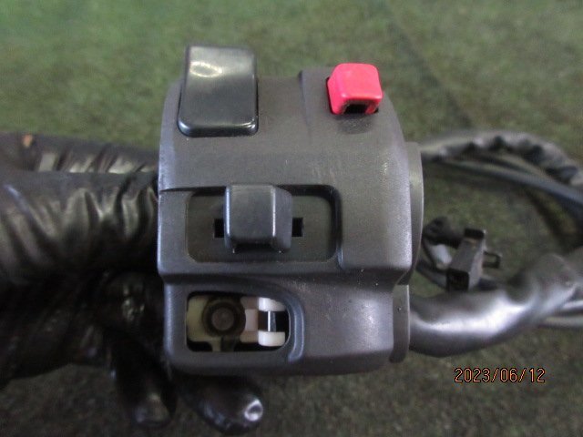 KLE250 Anhelo (LE250A-004) original left side handle switch * actual work remove! horn button no., crack deformation less! reproduction .!.ZZR250