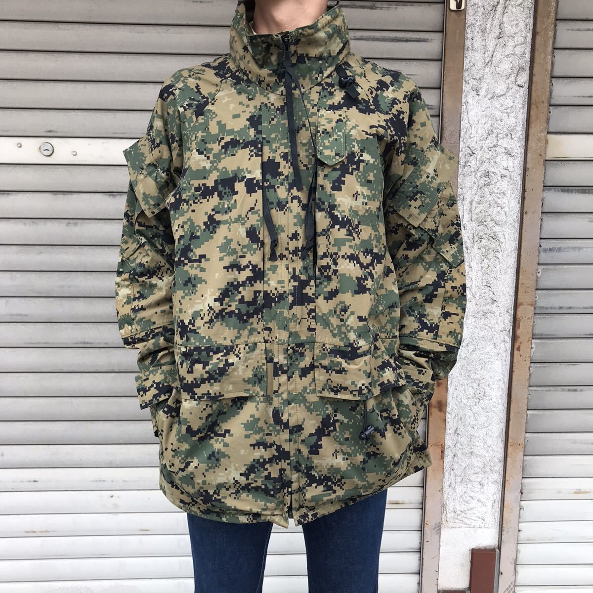 00s the US armed forces the truth thing USMC USN USNavy MSU navy sea ..ECWCS digital camouflage military GORE-TEX Gore-Tex Parker teji duck S-R Gen2