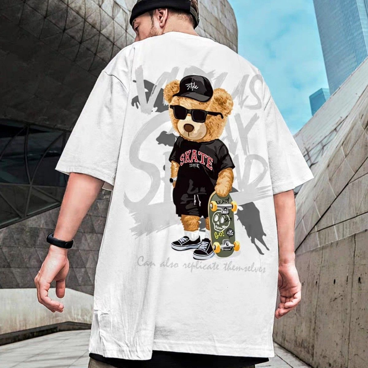 オーバーサイズ tシャツ 半袖 新品 バックロゴ ストリート クマおしゃれ ユニセックス XL XXL 韓国|PayPayフリマ XL シャツ ユニセックス 派手 ストリート くま 熊