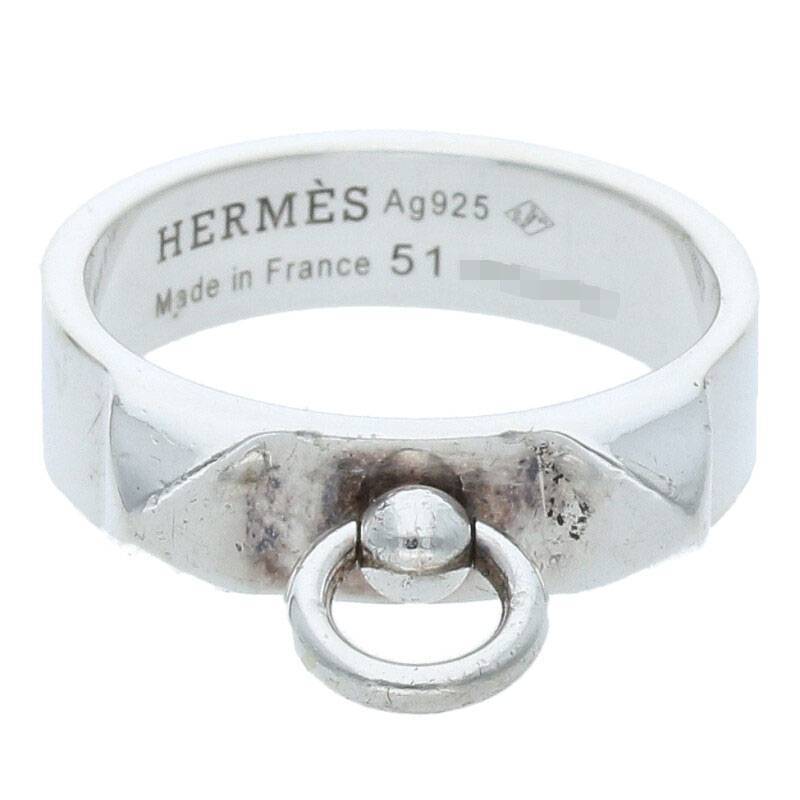 エルメス HERMES Collier de Chien PM サイズ:51/11号 コリエドシアンPMシルバーリング 中古 NO05