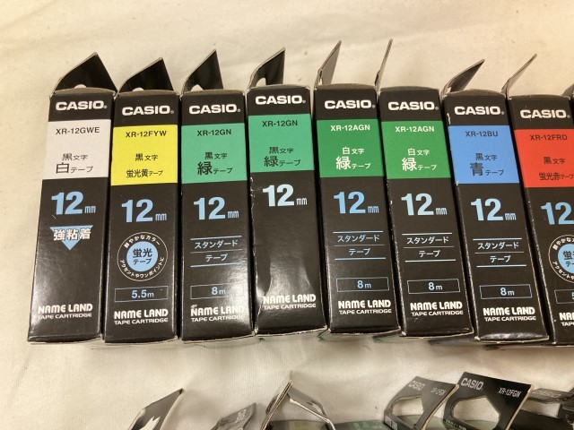 CASIO NAME LAND カシオ ネームランド テープカートリッジ 12mm 未使用