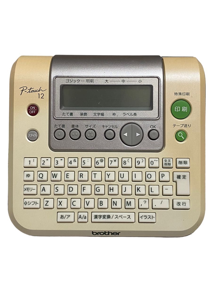 Brother ラベルライター P-touch12 PT-12　ピータッチ P-touch