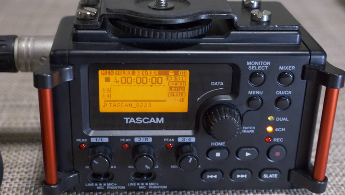 ☆ TASCAM タスカム 《DR-60D MKⅡ》【ジャンク品】 カメラ用リニアPCM
