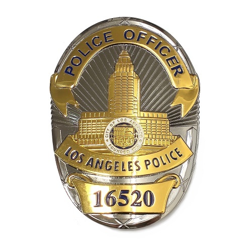 即納可/LAPD ロサンゼルス市警察 POLICE OFFICER/ポリスバッジ