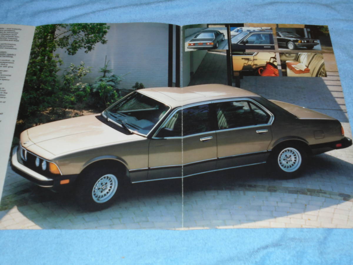 *1982 year #BMW 733i English version catalog ^E23^3.2L 3210 cc 181hp overseas edition foreign book poster BMW733i 3200 3.2 L^ west Germany pamphlet 