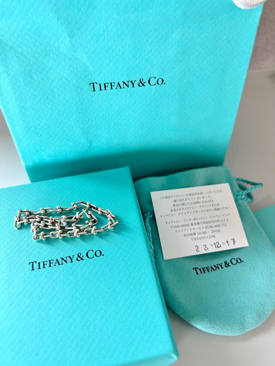 極美品！TIFFANY&Co ティファニー　リンク　ブレスレット　シルバー 箱付き