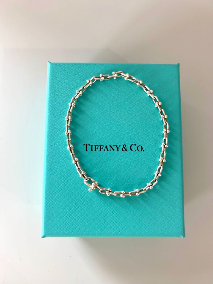 極美品！TIFFANY&Co ティファニー　リンク　ブレスレット　シルバー 箱付き