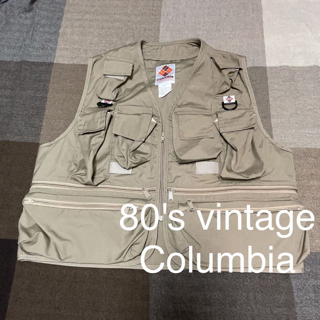 新到着 80's vintage Columbia vest ヴィンテージ コロンビア