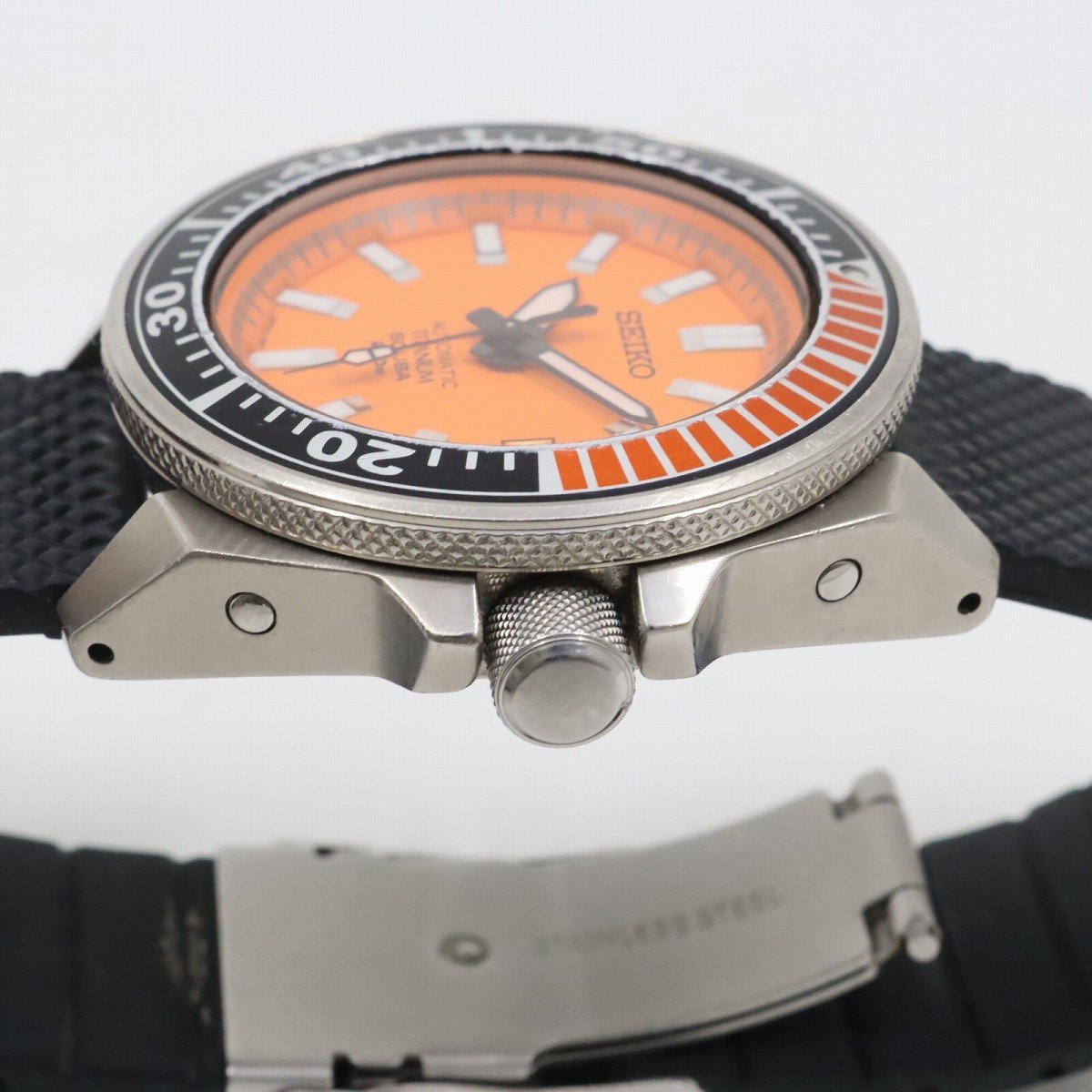 SEIKO セイコー オレンジサムライ ダイバースキューバ 自動巻き メンズ