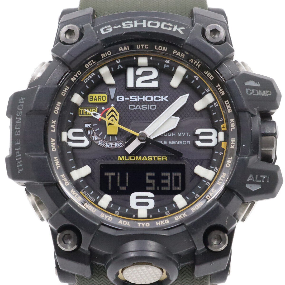 カシオ G-SHOCK マッドマスター ソーラー電波 トリプルセンサーVer.3