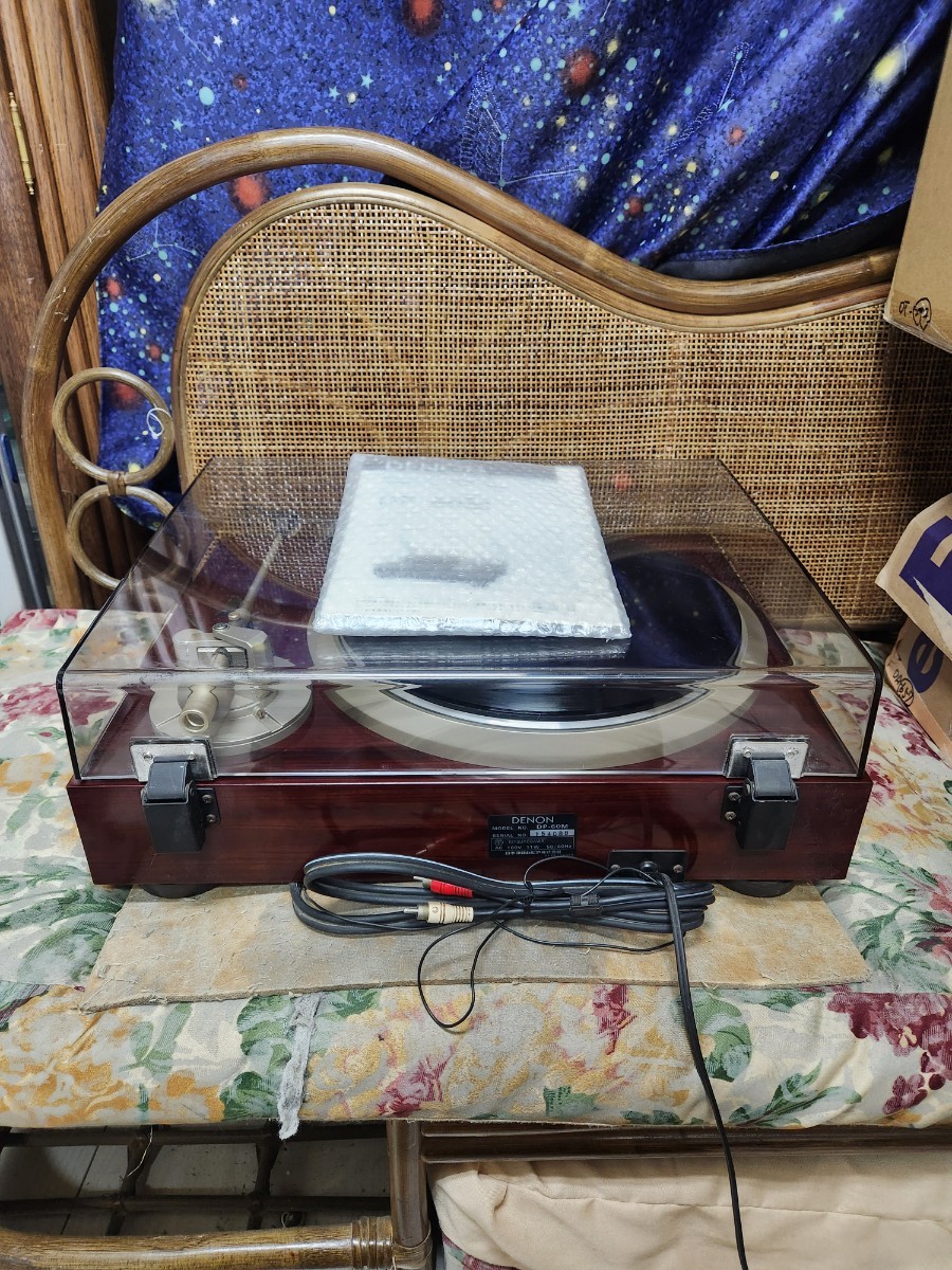 レストア済取説MCカートリッジ新品DENON最高級レコードプレーヤーDP