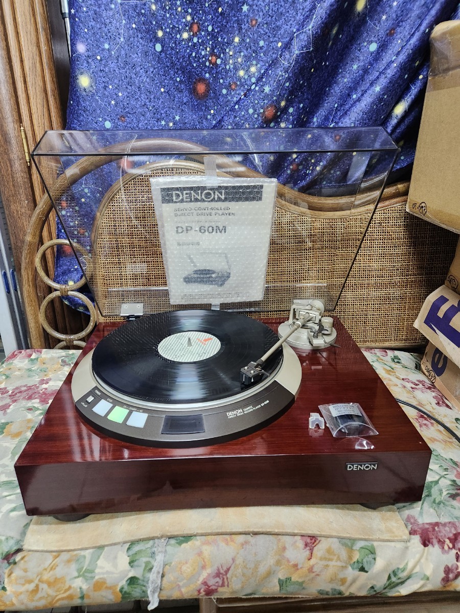 レストア済取説MCカートリッジ新品DENON最高級レコードプレーヤーDP