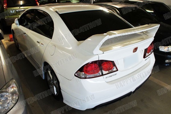 ホンダ シビック FD リアトランクスポイラー 未塗装 ABS 素地 RRタイプ　2005-2010 TS-50947_画像7