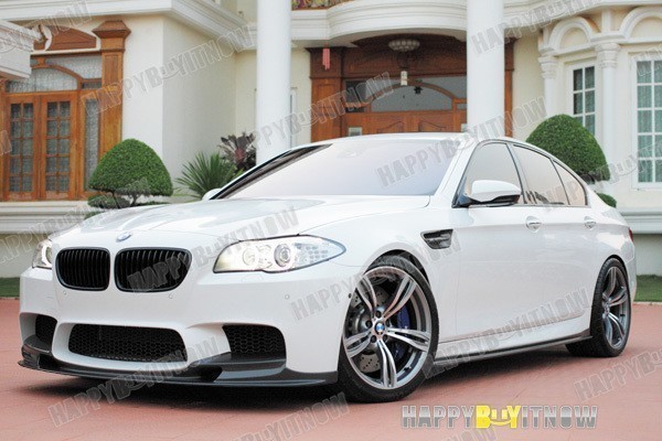 BMW 5 series F10 M5 carbon aero parts front lip spoiler 2011-2017 3 type FL-51083( spot sale goods )